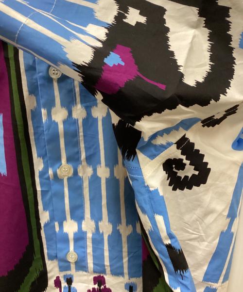 MSGM（エムエスジーエム）MSGM (エムエスジーエム) COTTON PRINTED SHIRT/コットンプリントシャツ ブルー サイズ:size39 未使用品の古着・服飾アイテム