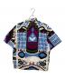 MSGM (エムエスジーエム) COTTON PRINTED SHIRT/コットンプリントシャツ ブルー サイズ:size39 未使用品：11000円