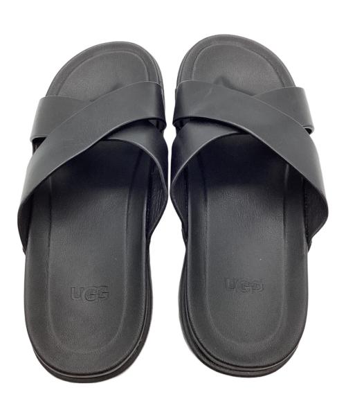UGG（アグ）UGG (アグ) WAINSCOTT SLIDE/ワインスコットスライド ブラック サイズ:27の古着・服飾アイテム