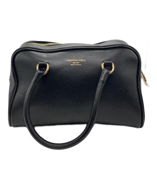 CHRISTIAN VILLA（クリスチャンヴィラ）CHRISTIAN VILLA (クリスチャンヴィラ) 2WAYバッグ ブラックの古着・服飾アイテム