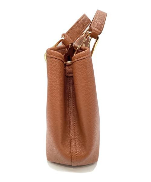 EMPORIO ARMANI（エンポリオアルマーニ）EMPORIO ARMANI (エンポリオアルマーニ) ショルダーバッグ MyEA スモール ブラウンの古着・服飾アイテム