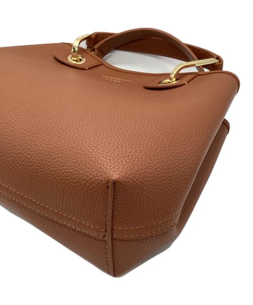 EMPORIO ARMANI（エンポリオアルマーニ）EMPORIO ARMANI (エンポリオアルマーニ) ショルダーバッグ MyEA スモール ブラウンの古着・服飾アイテム