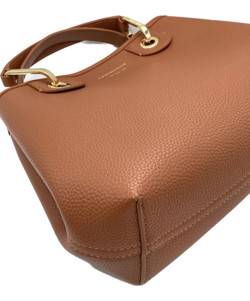 EMPORIO ARMANI（エンポリオアルマーニ）EMPORIO ARMANI (エンポリオアルマーニ) ショルダーバッグ MyEA スモール ブラウンの古着・服飾アイテム