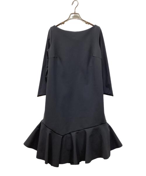 CHIARA BONI（キアラボーニ）CHIARA BONI (キアラボーニ) ボンディングワンピース グレー サイズ:42の古着・服飾アイテム