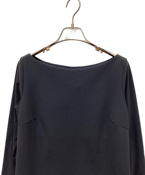 CHIARA BONI（キアラボーニ）CHIARA BONI (キアラボーニ) ボンディングワンピース グレー サイズ:42の古着・服飾アイテム