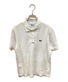 LACOSTE（ラコステ）の古着「オーガニックコットンピケポロシャツ」｜ホワイト