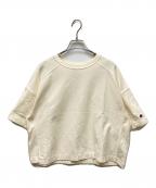 Champion REVERSE WEAVE×BEAUTY&YOUTHチャンピオン リバース ウィーブ×ビューティーアンドユース）の古着「リバースウィーブ ショートスリーブTシャツ」｜アイボリー
