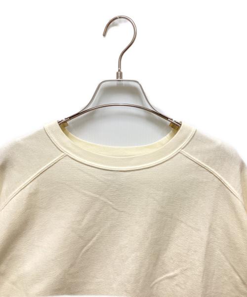 Champion REVERSE WEAVE（チャンピオン リバース ウィーブ）Champion REVERSE WEAVE (チャンピオン リバース ウィーブ) BEAUTY&YOUTH (ビューティーアンドユース) リバースウィーブ ショートスリーブTシャツ アイボリー サイズ:Mの古着・服飾アイテム