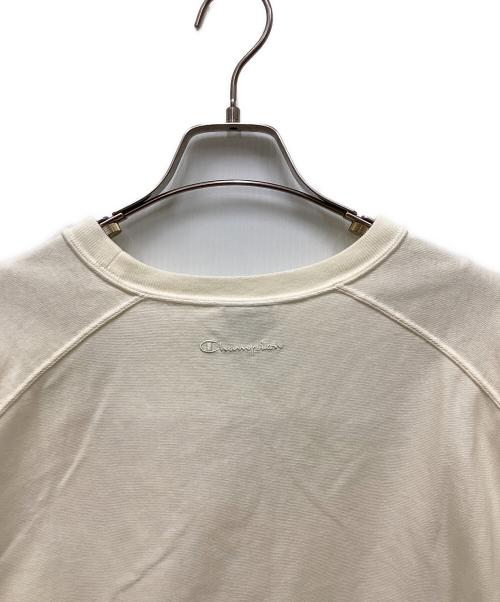 Champion REVERSE WEAVE（チャンピオン リバース ウィーブ）Champion REVERSE WEAVE (チャンピオン リバース ウィーブ) BEAUTY&YOUTH (ビューティーアンドユース) リバースウィーブ ショートスリーブTシャツ アイボリー サイズ:Mの古着・服飾アイテム