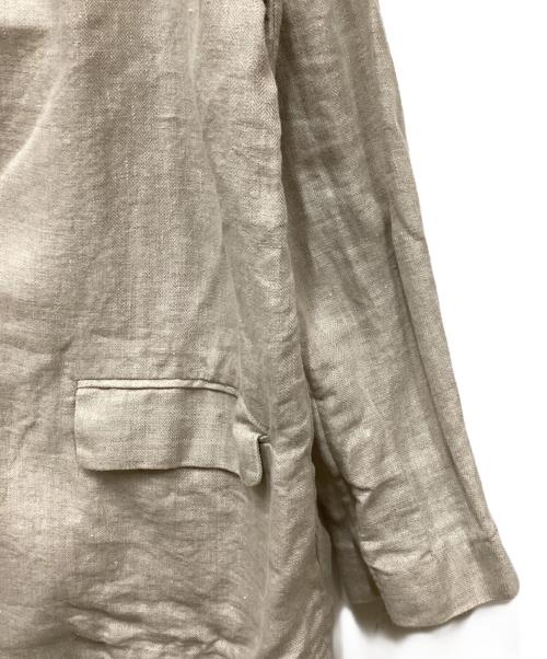 Spick and Span（スピック＆スパン）Spick and Span (スピックアンドスパン) リネンエアリージャケット アイボリー サイズ:34の古着・服飾アイテム