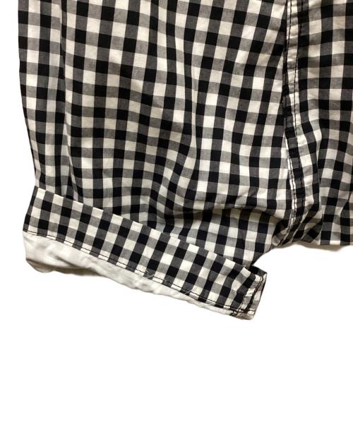 BLACK COMME des GARCONS（ブラックコムデギャルソン）BLACK COMME des GARCONS (ブラックコムデギャルソン) ギンガムチェックサルエルパンツ ブラック×ホワイト サイズ:XSの古着・服飾アイテム