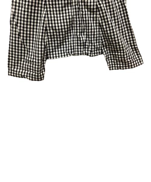 BLACK COMME des GARCONS（ブラックコムデギャルソン）BLACK COMME des GARCONS (ブラックコムデギャルソン) ギンガムチェックサルエルパンツ ブラック×ホワイト サイズ:XSの古着・服飾アイテム