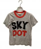 COMME des GARCONSコムデギャルソン）の古着「AD2006リンガーTシャツ」｜グレー