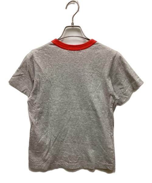 COMME des GARCONS（コムデギャルソン）COMME des GARCONS (コムデギャルソン) AD2006リンガーTシャツ グレー サイズ:SSの古着・服飾アイテム