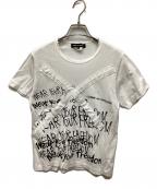 COMME des GARCONSコムデギャルソン）の古着「16SS Message print T-shirt／メッセージプリントTシャツ」｜ホワイト