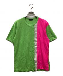 COMME des GARCONS HOMME PLUS（コムデギャルソンオムプリュス）の古着「鹿の子パッチワークTシャツ」｜マルチカラー