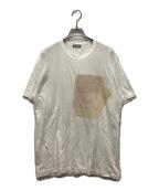 COMME des GARCONS HOMMEコムデギャルソン オム）の古着「プリントロゴTシャツ」｜ホワイト