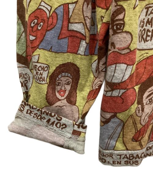 COMME des GARCONS HOMME（コムデギャルソン オム）COMME des GARCONS HOMME (コムデギャルソン オム) コミックプリント長袖Tシャツ マルチカラー サイズ:不明の古着・服飾アイテム