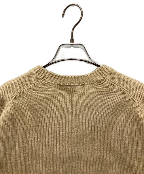 COMME des GARCONS HOMME（コムデギャルソン オム）COMME des GARCONS HOMME (コムデギャルソン オム) AD1989Vネックニット ベージュ サイズ:なしの古着・服飾アイテム