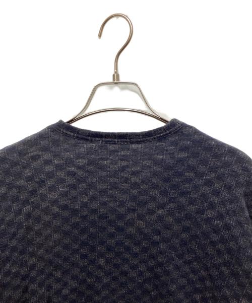 COMME des GARCONS HOMME（コムデギャルソン オム）COMME des GARCONS HOMME (コムデギャルソン オム) ダブルフェイスTシャツ ネイビー サイズ:表記無しの古着・服飾アイテム