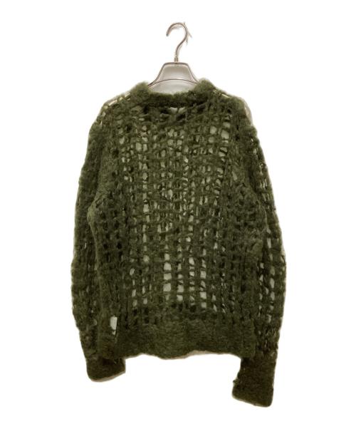 COMME des GARCONS JUNYA WATANABE MAN（コム デ ギャルソン ジュンヤ ワタナベ マン）COMME des GARCONS JUNYA WATANABE MAN (コム デ ギャルソン ジュンヤ ワタナベ マン) メッシュニット グリーン サイズ:Mの古着・服飾アイテム