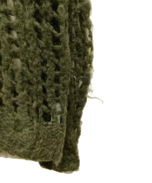 COMME des GARCONS JUNYA WATANABE MAN（コム デ ギャルソン ジュンヤ ワタナベ マン）COMME des GARCONS JUNYA WATANABE MAN (コム デ ギャルソン ジュンヤ ワタナベ マン) メッシュニット グリーン サイズ:Mの古着・服飾アイテム