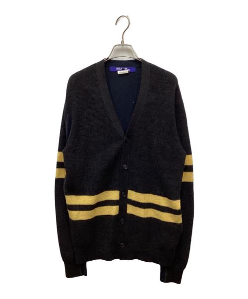 COMME des GARCONS JUNYA WATANABE MAN（コム デ ギャルソン ジュンヤ ワタナベ マン）COMME des GARCONS JUNYA WATANABE MAN (コム デ ギャルソン ジュンヤ ワタナベ マン) 切替ニットカーディガン ブラック サイズ:Lの古着・服飾アイテム