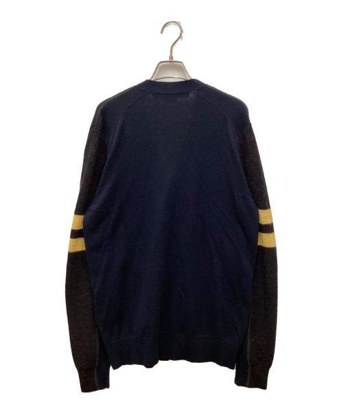 COMME des GARCONS JUNYA WATANABE MAN（コム デ ギャルソン ジュンヤ ワタナベ マン）COMME des GARCONS JUNYA WATANABE MAN (コム デ ギャルソン ジュンヤ ワタナベ マン) 切替ニットカーディガン ブラック サイズ:Lの古着・服飾アイテム