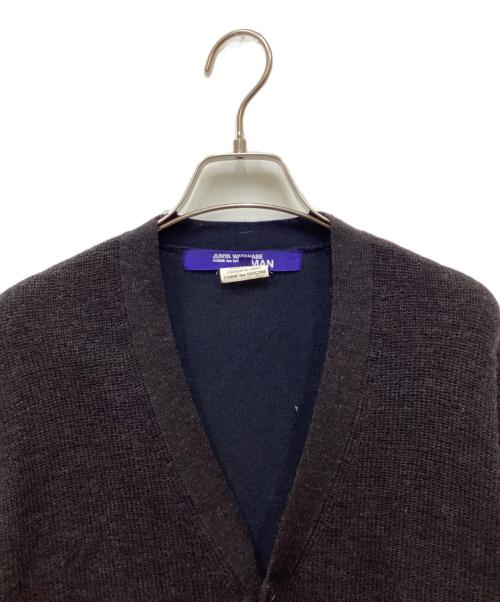 COMME des GARCONS JUNYA WATANABE MAN（コム デ ギャルソン ジュンヤ ワタナベ マン）COMME des GARCONS JUNYA WATANABE MAN (コム デ ギャルソン ジュンヤ ワタナベ マン) 切替ニットカーディガン ブラック サイズ:Lの古着・服飾アイテム