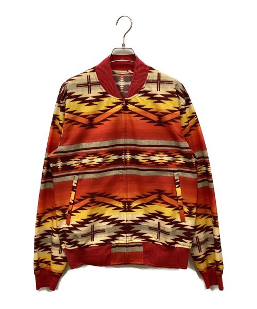 Hysteric Glamour（ヒステリックグラマー）Hysteric Glamour (ヒステリックグラマー) ネイティブ柄ジャケット レッド サイズ:Mの古着・服飾アイテム