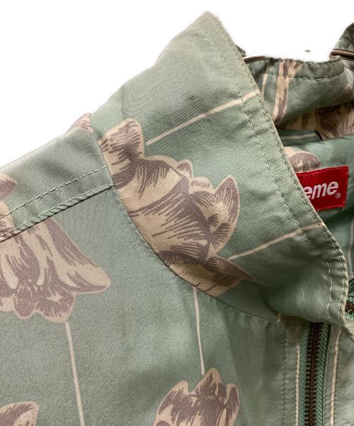 SUPREME（シュプリーム）SUPREME (シュプリーム) 19SS Floral Silk Track Jacket/フローラルシルクトラックジャケット グリーン サイズ:Sの古着・服飾アイテム