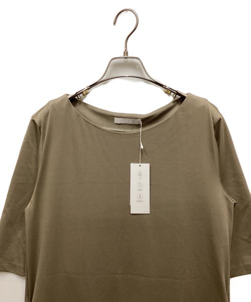 icB（アイシービー）icB (アイシービー) ハイゲージプレーティング ワンピース ベージュ サイズ:S 未使用品の古着・服飾アイテム