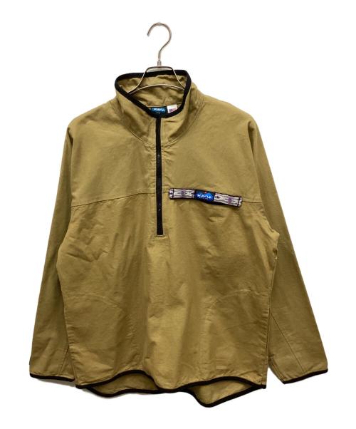 KAVU（カブー）KAVU (カブー) ビッグスローシャツ ベージュ サイズ:Lの古着・服飾アイテム