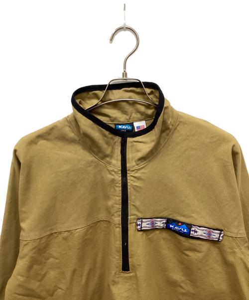KAVU（カブー）KAVU (カブー) ビッグスローシャツ ベージュ サイズ:Lの古着・服飾アイテム