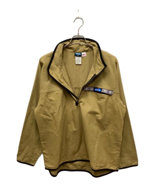 KAVU（カブー）KAVU (カブー) ビッグスローシャツ ベージュ サイズ:Lの古着・服飾アイテム