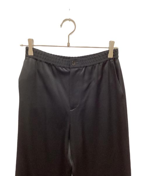 GALERIE VIE（ギャルリーヴィー）GALERIE VIE (ギャルリーヴィー) バックサテンアムンゼンイージーストレートパンツ ブラック サイズ:36の古着・服飾アイテム