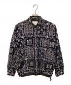 sacai×reyn spoonerサカイ×レイン スプナー）の古着「ペイズリーシャツジャケット」｜ネイビー