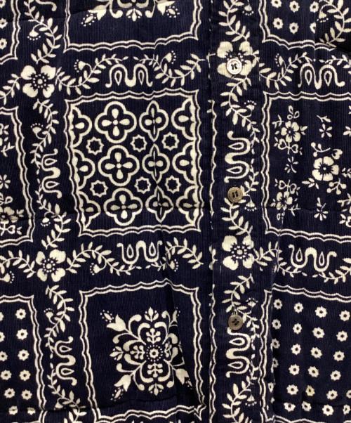 sacai（サカイ）sacai (サカイ) reyn spooner (レイン スプナー) ペイズリーシャツジャケット ネイビー サイズ:2の古着・服飾アイテム