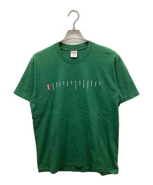 SUPREME（シュプリーム）SUPREME (シュプリーム) Location Tee/ロケーションTシャツ グリーン サイズ:Mの古着・服飾アイテム