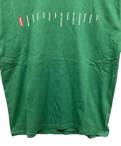 SUPREME（シュプリーム）SUPREME (シュプリーム) Location Tee/ロケーションTシャツ グリーン サイズ:Mの古着・服飾アイテム