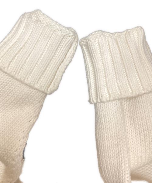 ebure（エブール）ebure (エブール) コットンカシミヤニットセーター ホワイト サイズ:36の古着・服飾アイテム