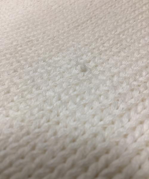 ebure（エブール）ebure (エブール) コットンカシミヤニットセーター ホワイト サイズ:36の古着・服飾アイテム