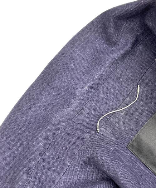 ebure（エブール）ebure (エブール) リネンロングジレ ネイビー サイズ:38の古着・服飾アイテム