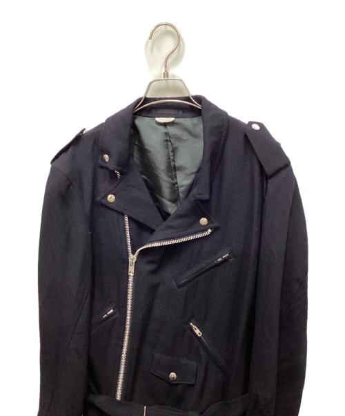 COMME des GARCONS HOMME PLUS（コムデギャルソンオムプリュス）COMME des GARCONS HOMME PLUS (コムデギャルソンオムプリュス) ネジレライダースコート ネイビー サイズ:Lの古着・服飾アイテム