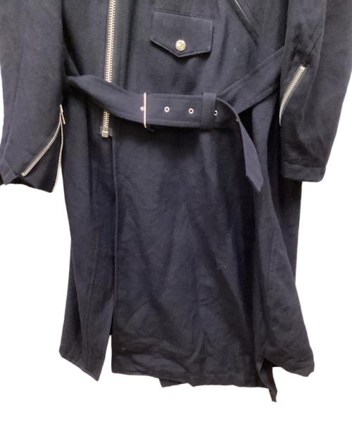 COMME des GARCONS HOMME PLUS（コムデギャルソンオムプリュス）COMME des GARCONS HOMME PLUS (コムデギャルソンオムプリュス) ネジレライダースコート ネイビー サイズ:Lの古着・服飾アイテム