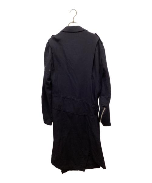 COMME des GARCONS HOMME PLUS（コムデギャルソンオムプリュス）COMME des GARCONS HOMME PLUS (コムデギャルソンオムプリュス) ネジレライダースコート ネイビー サイズ:Lの古着・服飾アイテム