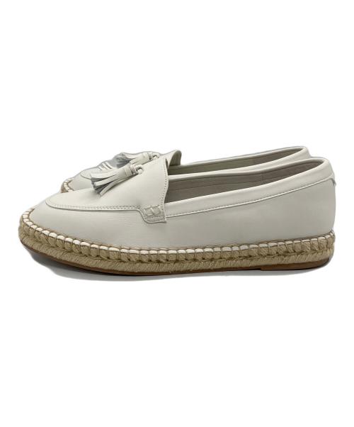 tsumori chisato walk（ツモリチサトウォーク）tsumori chisato walk (ツモリチサトウォーク) タッセルローファー ホワイト サイズ:24.5cmの古着・服飾アイテム