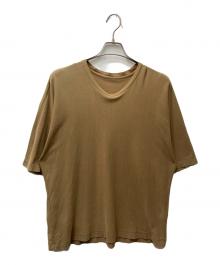HOMME PLISSE ISSEY MIYAKE（オム プリッセ イッセイ ミヤケ）の古着「ドルマンスリーブカットソー」｜ブラウン