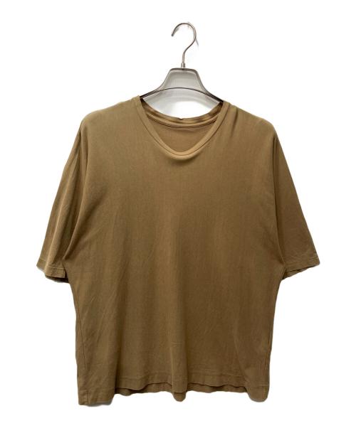 HOMME PLISSE ISSEY MIYAKE（オム プリッセ イッセイ ミヤケ）HOMME PLISSE ISSEY MIYAKE (オム プリッセ イッセイ ミヤケ) ドルマンスリーブカットソー ブラウン サイズ:2の古着・服飾アイテム