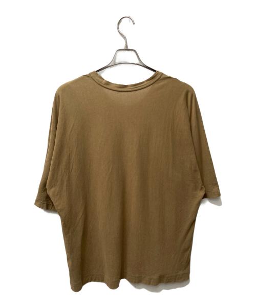 HOMME PLISSE ISSEY MIYAKE（オム プリッセ イッセイ ミヤケ）HOMME PLISSE ISSEY MIYAKE (オム プリッセ イッセイ ミヤケ) ドルマンスリーブカットソー ブラウン サイズ:2の古着・服飾アイテム